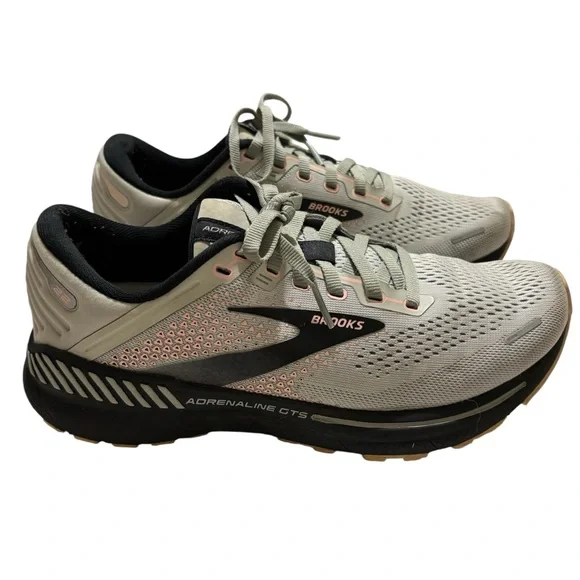 Brooks Women’s Adrenaline GTS 22 Running Shoes 120351B035 Grey Size 8 - Picture 1 of 8